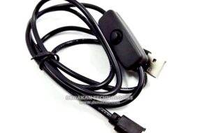 Micro USB Cable 100cm with Power Switch for Raspberry Pi 3