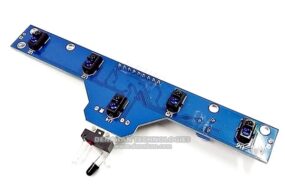 5 Channel IR Line Following Sensor With Obstacle Collision Switch