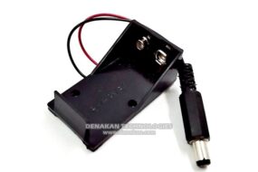 9V Battery Box Enclosure With DC Jack Connector