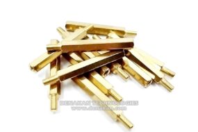 M3 x 30mm Hexagonal Brass PCB Standoff Spacer PCB Column 5pcs
