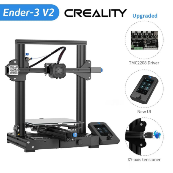 Creality Ender 3 V2 3D Printer DIY Kit (UK Plug)