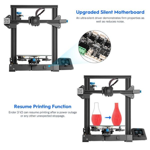 Creality Ender 3 V2 3D Printer DIY Kit (UK Plug) - Image 3