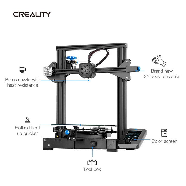 Creality Ender 3 V2 3D Printer DIY Kit (UK Plug) - Image 2